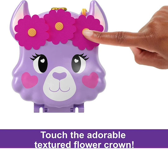 Mattel Camp Adventure Llama Polly Pocket για 4+ Ετών (Διάφορα Σχέδια)