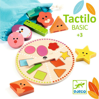 Djeco Baby Toy Λότο Αφής made of Wood for 36++ Months