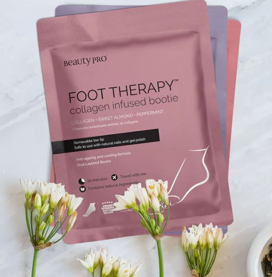 Beauty Pro Foot Therapy Μάσκα Αναζωογόνησης για Πόδια 1 Ζευγάρι