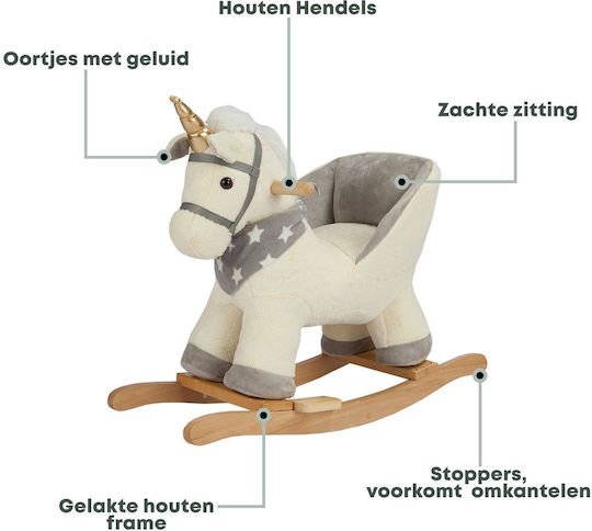 FreeOn Schaukelspielzeug Einhorn Rosa
