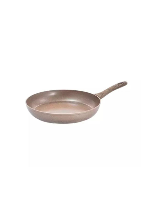 Chios Hellas Woodstone Pan made of Aluminum with Stone Coating 24cm