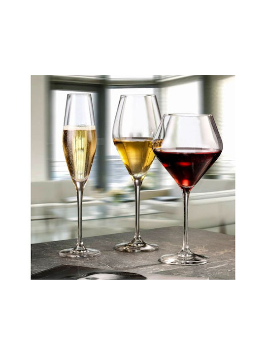 Bohemia Loxia Set of Glasses for Red Wine made of Crystal Stemmed 400ml CTB0300000400 6pcs