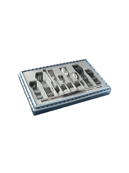 Dinox Nolan Set de Tacâmuri Argintiu 60buc