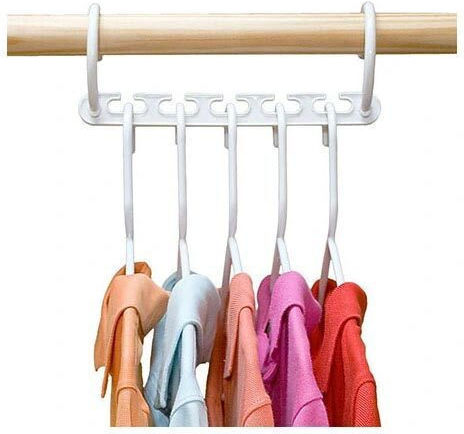 Clothes Hanger White AT100753 8pcs