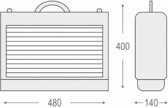 Olympia Electronics RT-24/HACCP Electric Insect Trap with Adhesive Surface 60W 925024100