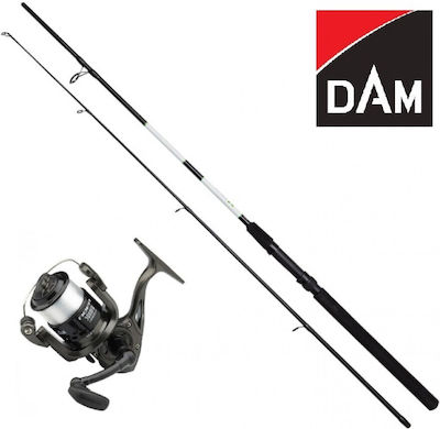 Dam Set Spinning Fishing Rod for Spinning with Reel 2.10m 10-30gr