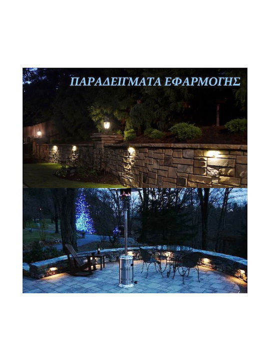 Adeleq Πλαφονιέρα Οροφής Εξωτερικού Χώρου με Ενσωματωμένο LED σε Λευκό Χρώμα 21-1901110