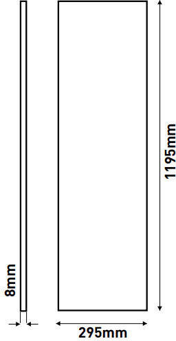 Eurolamp Вграден LED Панел 40W 119.5x29.5см Eurolamp Вграден LED Панел 40W 119.5x29.5см