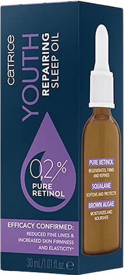 Catrice Cosmetics Youth Repairing Serum Hidratant și Anti-îmbătrânire pentru Față cu Retinol pentru Strălucire și Hrănire 30ml