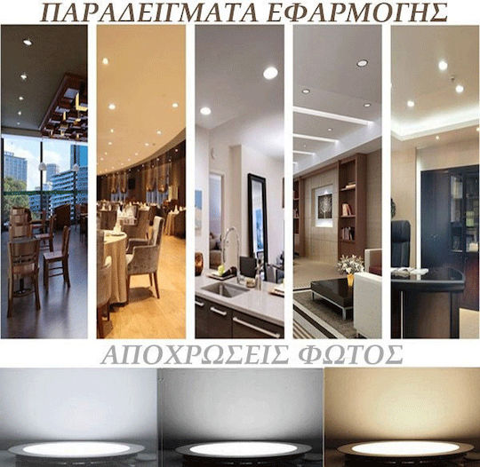 Eurolamp Χωνευτό LED Panel 22.5εκ. Eurolamp Χωνευτό LED Panel 22.5εκ.