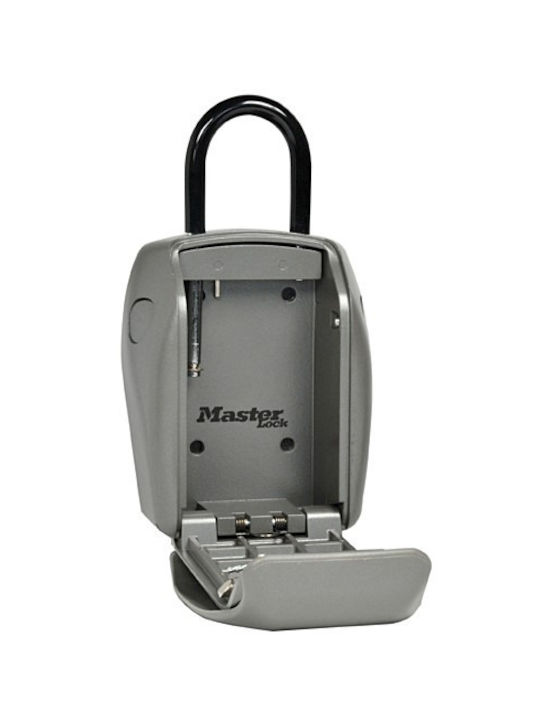 Master Lock Wall-Mounted Combination Key Holder Metallic With Combination Dial 18.8x10.5x4.6cm