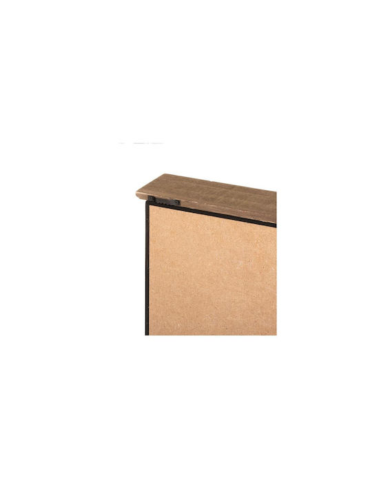 Atmosphera Wooden Wall Key Holder 9 Hooks 25.5x7.5x38.7cm