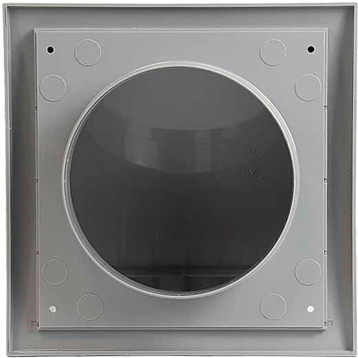 Europlast Вентилационна решетка 19x19см Квадратна Grey