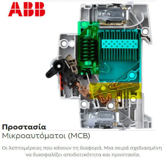 Abb Automatic Circuit Breaker 63A Four-pole AC 24863