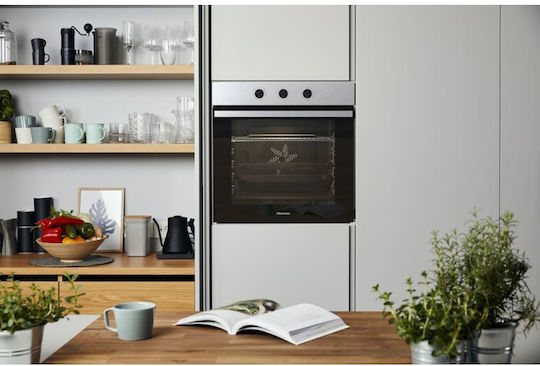 Hisense Φούρνος άνω Πάγκου 77lt Π59.5εκ. Inox