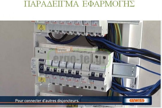 Gewiss Αυτόματη Ασφάλεια 25A Μονοπολική AC GW92110