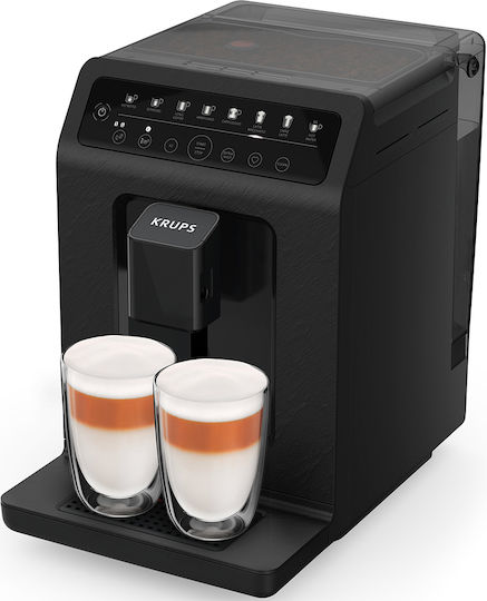 Krups Evidence Eco-Design Automat Espressoare 1450W Presiune 15bar cu Râșniță Neagră EA897B10
