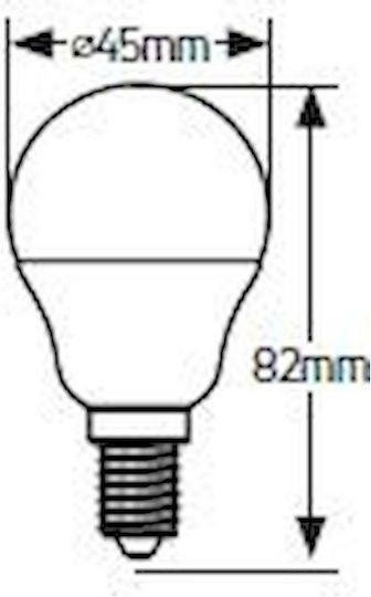 Geyer LED-Lampe 5W für Fassung E14 und Form G45 Naturweiß 470lm