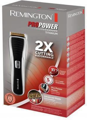 Remington Pro Power Titanium Reîncărcabilă Mașină de Tuns Neagră HC7130