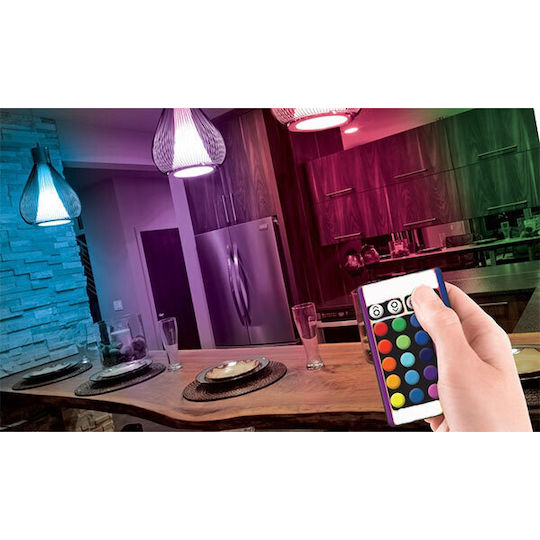 Diolamp Bec Smart LED 4W pentru Dulie E14 și Formă C37 RGBW 300lm