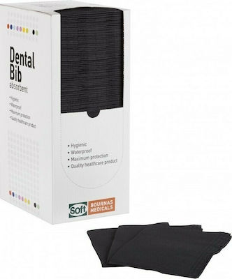 Bournas Medicals Dental Black Towel 2ply + 1ply without Dispenser /500