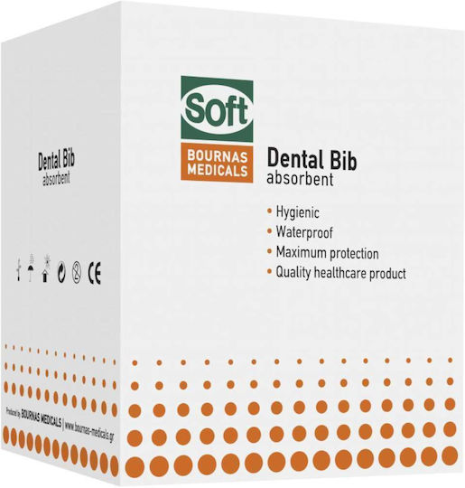 Bournas Medicals Dental Towel Burgundy 2ply + 1ply without Dispenser 500 Pieces