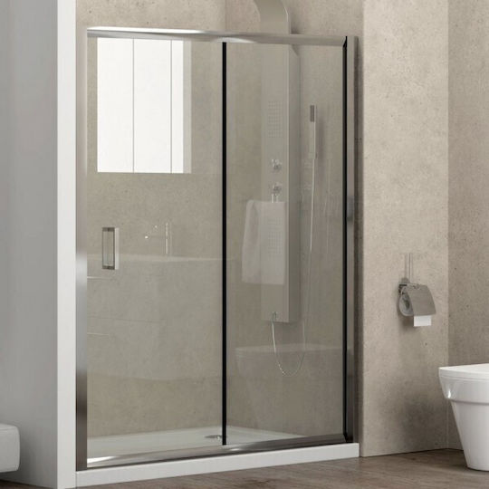 Karag New Flora 500 Διαχωριστικό Ντουζιέρας με Συρόμενη Πόρτα 130x180cm Clear Glass Karag New Flora 500 Διαχωριστικό Ντουζιέρας με Συρόμενη Πόρτα 130x180cm Clear Glass