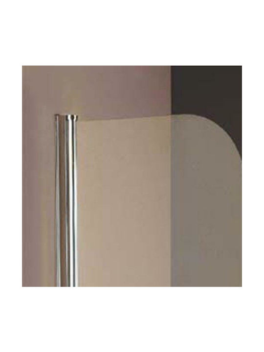 Karag M9 Διαχωριστικό Μπανιέρας 85x140cm Clear Glass