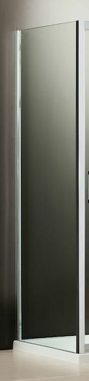 Axis Side Panel Σταθερό Πλαϊνό Ντουζιέρας 67-69x185cm Clean Glass