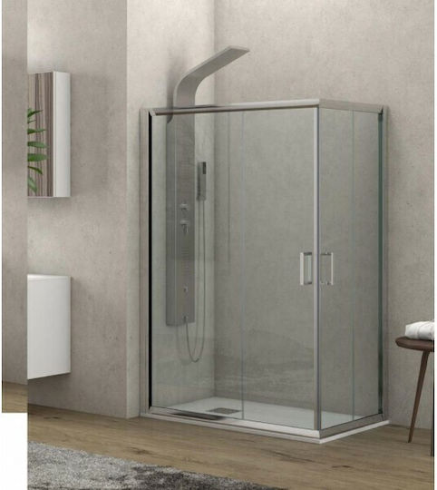 Karag New Flora 100 Cabin for Shower with Sliding Door 70x110x180cm Clear Glass