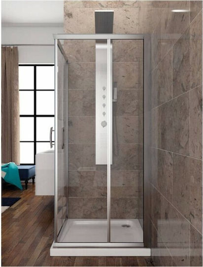 Karag New Flora 100 Cabin for Shower with Sliding Door 70x110x180cm Clear Glass