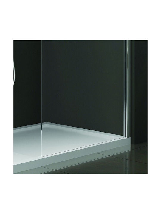 Karag Walkin 1 Shower Screen for Shower 70x200cm Clear Glass Cromo