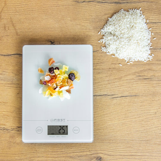 First Austria Ψηφιακή Ζυγαριά Κουζίνας έως 5kg White