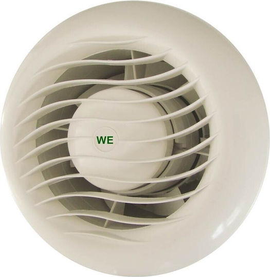 Mmotors MT-90 Wall-mounted Ventilator Bathroom 90mm White