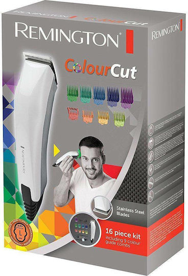 Remington ColourCut Set Haarschneidemaschine Netzbetrieben Weiß HC5035