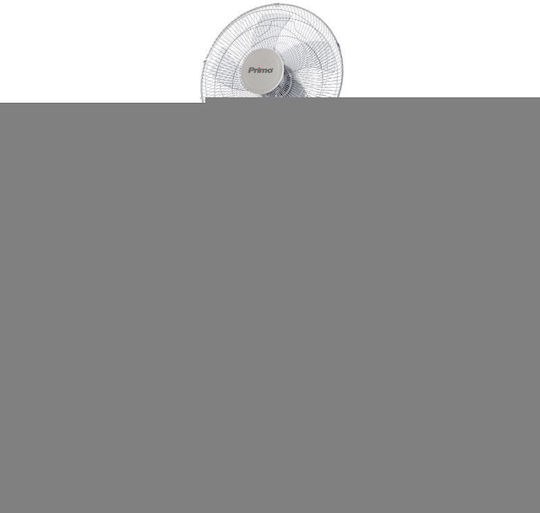Primo Primo Pedestal Fan 60W Fan Diameter 45cm White