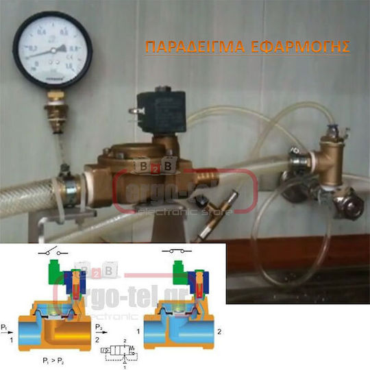 Ceme 312-86171140024DC Zwei-Wege Vollständiges Elektroventil 1¼" Wasser