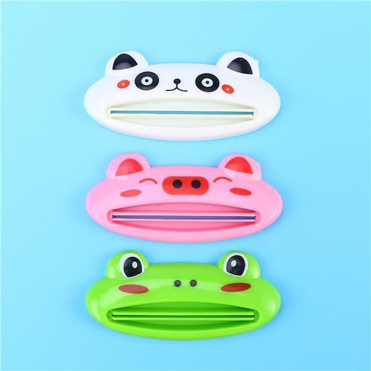 05000SQS50PN Cute Panda Toothpaste Squeezer Plastic White