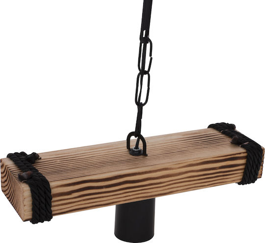 HomeMarkt Pendant Light Brown with Socket E27 15cm
