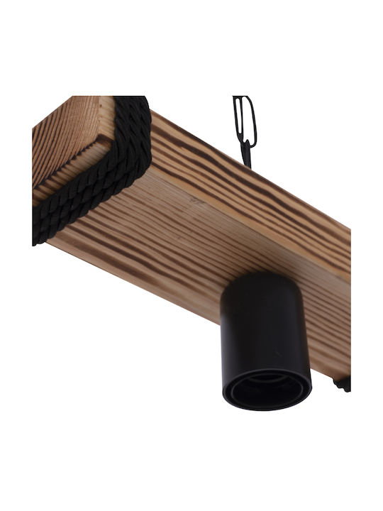 HomeMarkt Pendant Light Brown with Socket E27 15cm