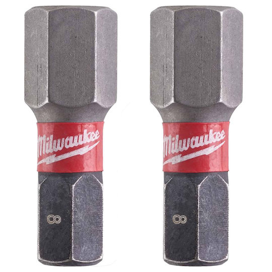 Milwaukee Shockwave Set 2 Screwdriver Bits Allen