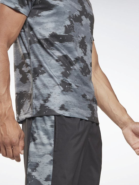 Train Camo Tech Αθλητικό T-shirt Μαύρο