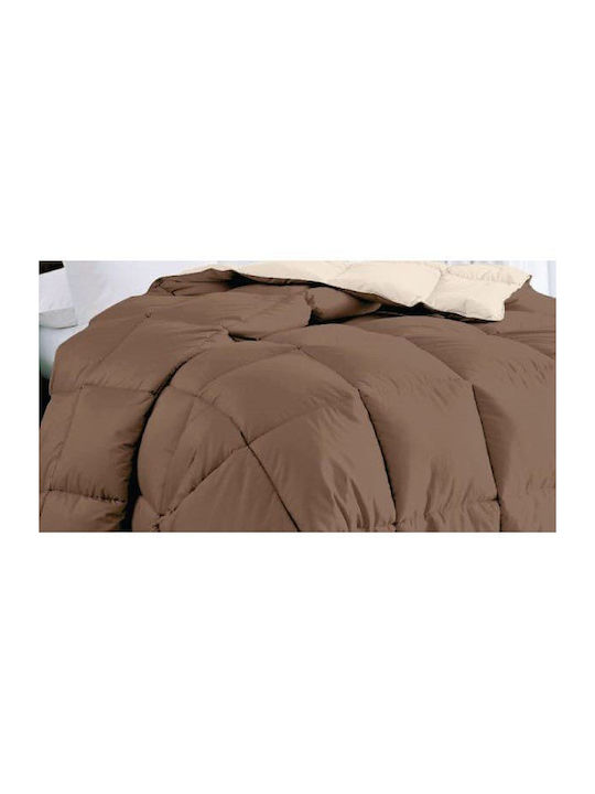 Isadore Lorraine Duvet Queen 220x240cm Microsatin Brown / Beige