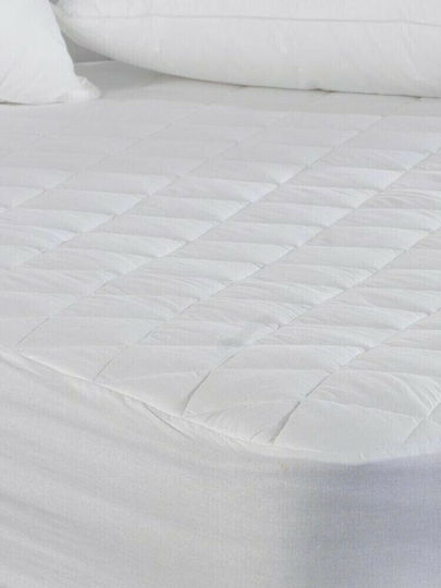 Melinen Protecție pentru Saltea King Size cu Fustă Alb 180x200+40buc