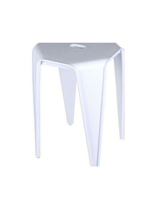 Stool Outdoor 3083 White 30x30x46cm