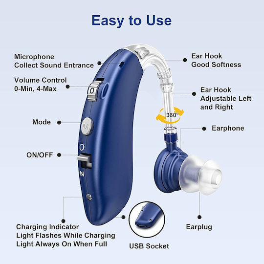 Scienlodic G-25 Rechargeable BTE Hearing Aid