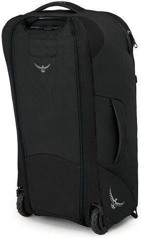 Osprey Farpoint Σακ Βουαγιάζ Πλάτης 65lt Μαύρο με Ρόδες Υφασμάτινο Μ70xΠ34xΥ41εκ.