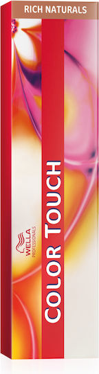 Wella Color Touch Rich Naturals Vopsea Temporară De Păr Fără Amoniac 5/37 Castaniu Deschis Auriu Maro 60ml