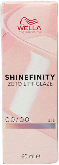 Wella Shinefinity Zero Lift Glaze Временна боя за коса 00/00 Кристална глазура 60мл