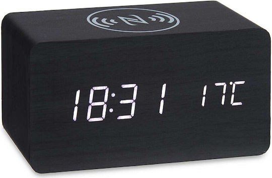 Gift Decor Ceas Digital de Masă cu Alarmă & Încărcare Wireless 86296 Gift Decor Ceas Digital de Masă cu Alarmă & Încărcare Wireless 86296